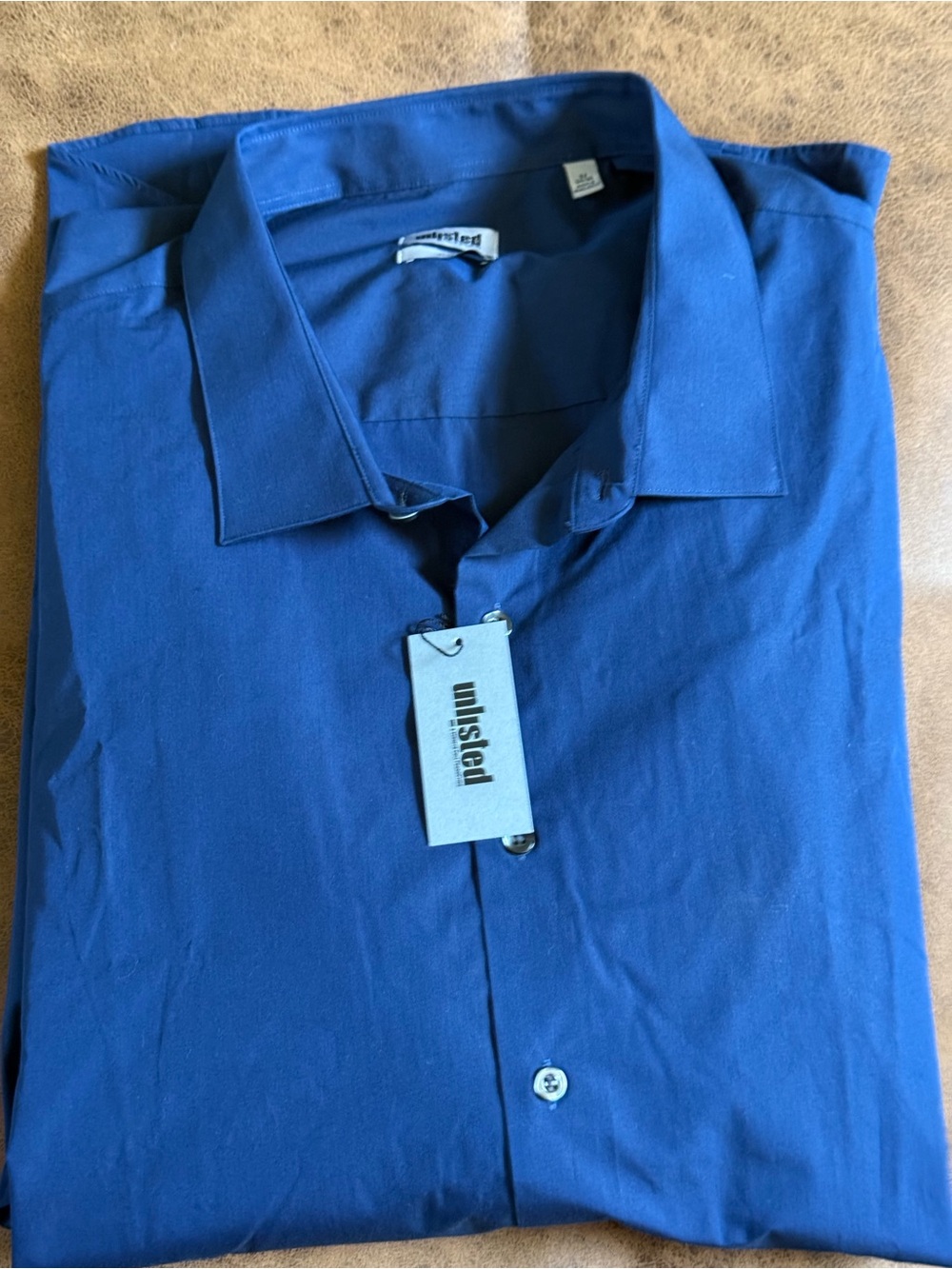 Unlisted Men's Royal Blue Dress Shirt